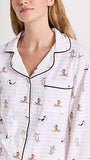 BedHead - Stretch Long Sleeve Pajama Set - Cat Ballet - Large
