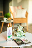Flatyz - Twin Wick Flat Candle - Abstract, White Dandelion