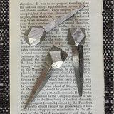 HomArt - Cubeoctahedron Forged Iron Nail Set of 3 - Nickel - 2.75"