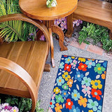 Olivia's Home - 32" x 22" Accent Rug - Fun Flowers