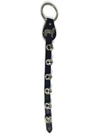 Belsnickel - 15" Training Strap - Black Strap w/ 6 Bells - Dog Charm