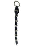 Belsnickel - 15" Training Strap - Black Strap w/ 6 Bells - Dog Charm