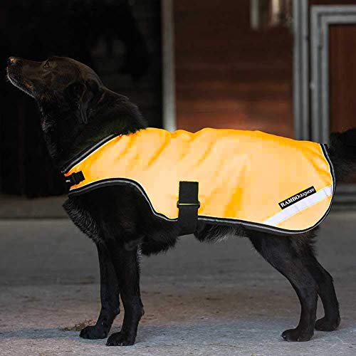 Horseware Ireland - Rambo Reflective Dog Rug - Florescent Orange - Small