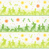Boston International - 3-Ply 6.5" Lunch Napkins 20 Count - Easter Stripe