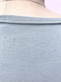 Green 3 - Women's Long Sleeve T-Shirt - Metallic Trees Blue - X-Large