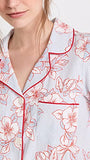BedHead - Short Sleeve Shorty PJ Set - Courtyard Blooms - Large