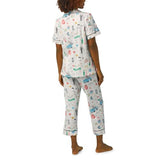 BedHead - S/S Sleeve Crop Jersey PJ Set - Just Married - Large
