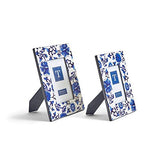 Two's Company - 4x6 & 5x7 Photo
 Frames - Blue Willow