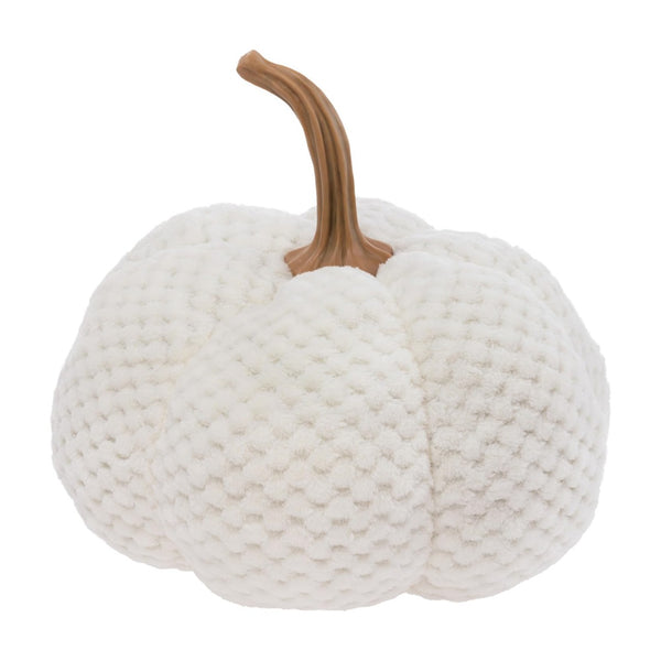 Boston International - Large Plush Pumpkin - Cream