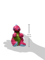 GoDog - Chew Guard Dog Plush Toy  - Small Magenta Dragon