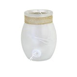 Stony Creek - Frosted Glass - 4" Lighted Vase - When Cardinals Appear