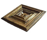 Museum Bees - Square Gilt Frame w/ Napoleonic Bee on Mother of Pearl - 3.5"