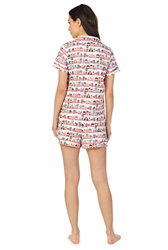 BedHead - Stretch Short Sleeve Shorty PJ Set - In the Pantry - Extra Large
