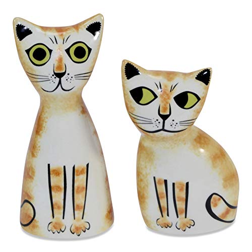 Hannah Turner - Salt & Pepper Shaker Set - Ginger Cat