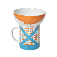 Miya Company - Bowl & Mug Set of 2 - Japanese Blue Rocket