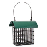 GC - Songbird Essentials - Deluxe Double Suet Cage w/Green Metal Roof