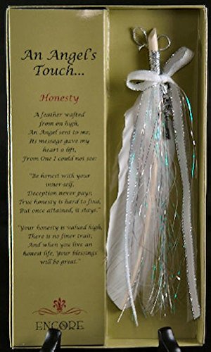 Encore - An Angel's Touch - Inspirational Feather Charm - Honesty