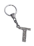 Russ Berrie - Keychain - Rhinestone Initial T