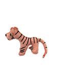 Twoolies - Stuffed Colorful Wool Animal - Tiger - Small - 5" Long
