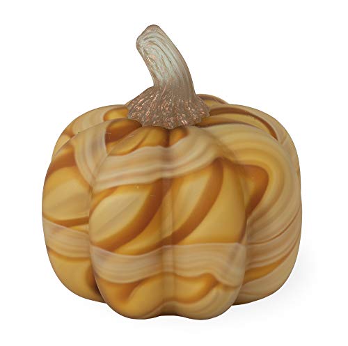 Boston International - Small Glass Pumpkin - Caramel Delight