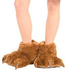Lazy One Brown Bear Paw Super Soft Slippers Adult & Kids House Shoes