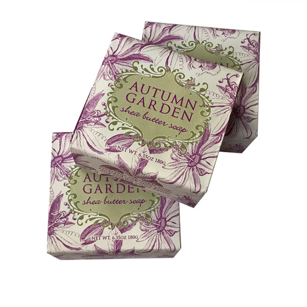 Greenwich Bay - 6oz Autumn Collection Shea Butter - 3 Bar Soaps - Autumn Garden