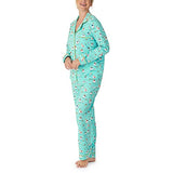 BedHead - Classic Long Sleeve Pajama Set - Happy Llamakkah - Large