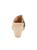 Patricia Green - Peep-Toe Espadrille - Shen - Leopard Haircalf - Size 7