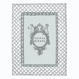 Olivia Riegel - 4"x6" Frame - Silver Latticework - Tristan