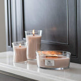 WoodWick - Medium Crackling 9 Oz. Candle - Vanilla & Sea Salt