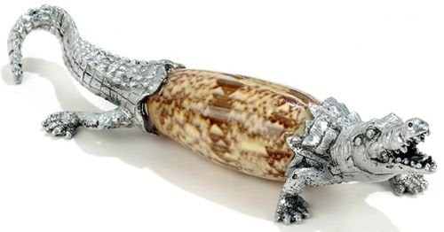 Kubla Craft - Sea Shell Sculpture - Alligator