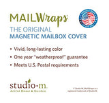 MailWraps - Mailbox Cover - Daisy Blues