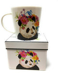 Paper Products Design, Mug in Gift Box Flora Panda, 1 Count