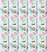 Boston International - Tissue 10 Pack - 2 Packs - Scarlett Roses on Light Blue
