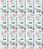 Boston International - Tissue 10 Pack - 2 Packs - Scarlett Roses on Light Blue