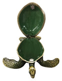 Kubla Craft - Bejeweled Enamel Trinket Box - Sea Turtle