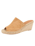 Patricia Green - Peep-Toe Espadrille - Shen - Dark Camel - Size 10