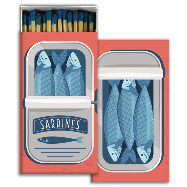 HomArt - Match Box Set of 2 - Sardines