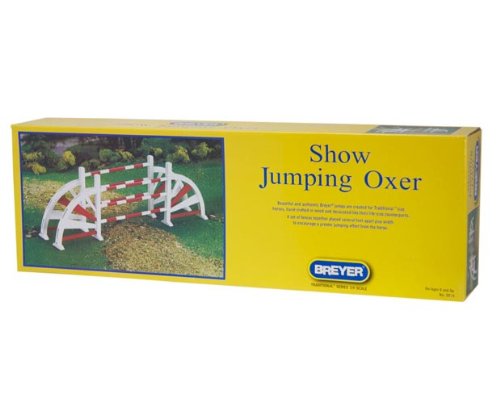 Breyer - Show Jumping Oxer - Red and White