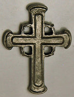 Encore -  Refrigerator Magnet - Pewter Cross - Cornerstone