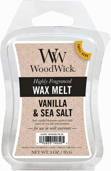 WoodWick - Wax Melts - Vanilla & Sea Salt