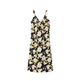 BedHead - Long V-Neck Cotton Gown - One Fine Day - Medium