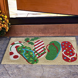 Jellybean - 30x20 Indoor/Outdoor Accent Rug - Christmas Sandals
