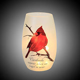 Stony Creek - Frosted Glass - 5" Lighted Vase - Angel Is Near
