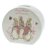 Enesco - Beatrix Potter Nursery Coin Bank - Flopsy, Mopsy & Cottontail