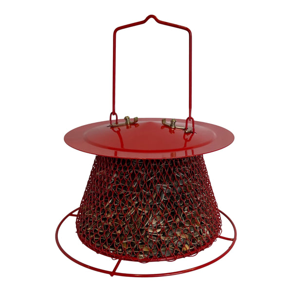 GC - Backyard Essentials - Collapsible Mesh Bird Feeder - Small Red