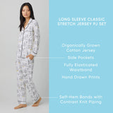 BedHead - Stretch L/S Pajama Set - Giddy Up Galentine - Large