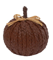 Boston International - Small Woven Pumpkin - Brown
