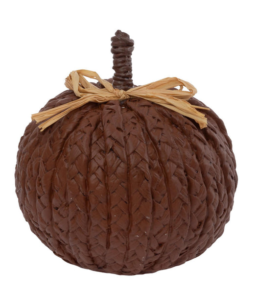 Boston International - Small Woven Pumpkin - Brown
