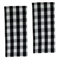 Boston International - 28x18 Tea Towel Set of 2 - Buffalo Check